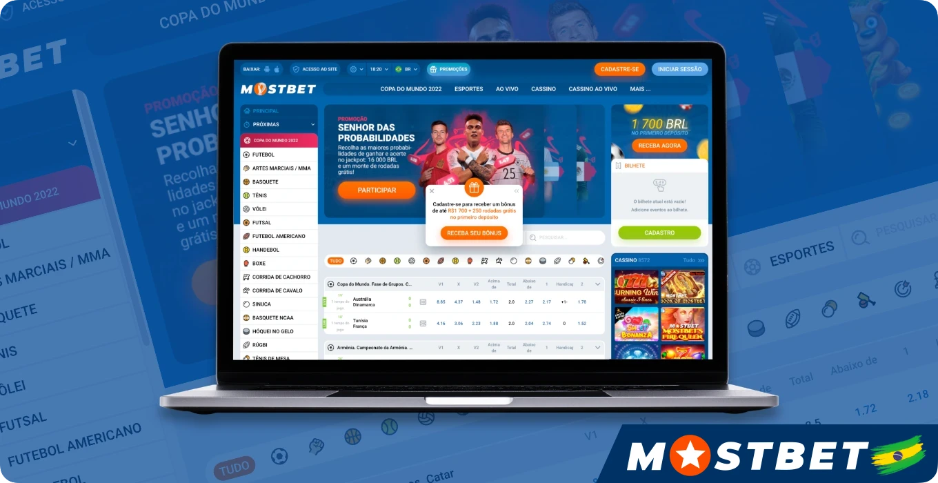Podrobné informace o Mostbetu
