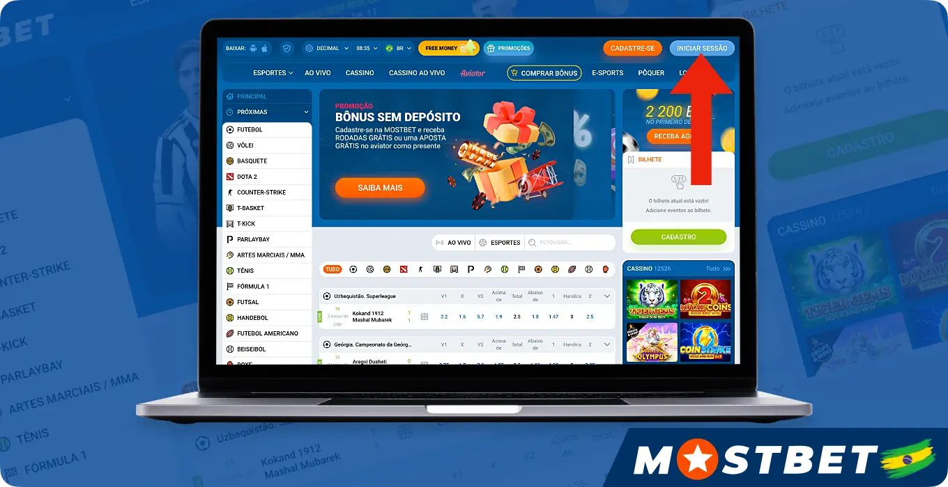 Chcete-li se přihlásit, klikněte na příslušné tlačítko na webu nebo v aplikaci